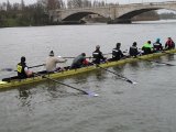 ABC 1st 8 boating for Tideway 2015